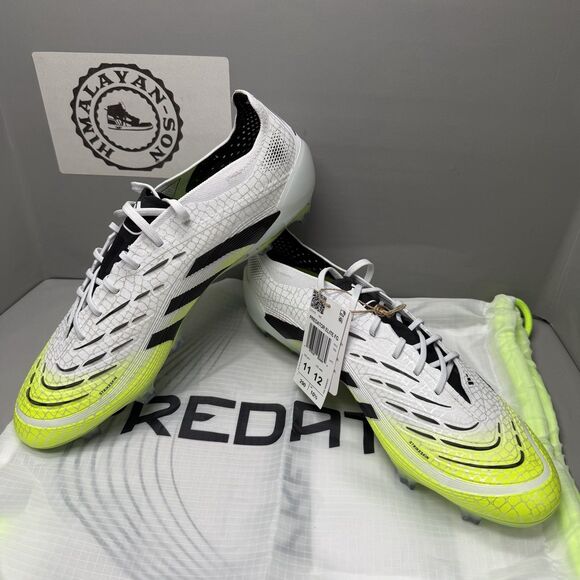 adidas Predator Elite FG Soccer Cleats White Black Green JI1082 Men Size 11 Bag main image 5